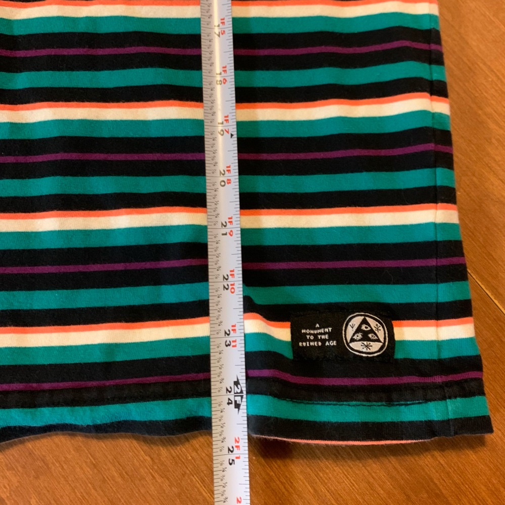 Longsleeve striped Welcome shirt, small. Streetwear - Picture 3 of 7